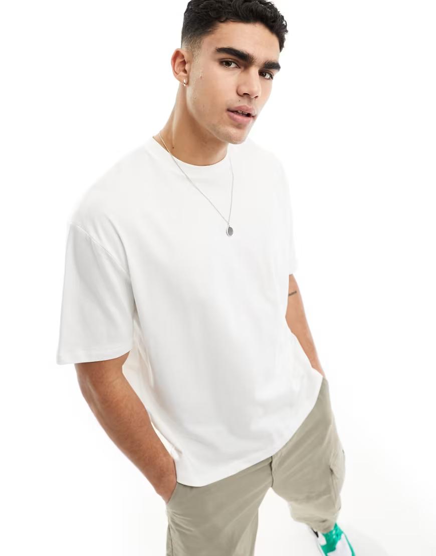 BIAŁY T-SHIRT PRINT