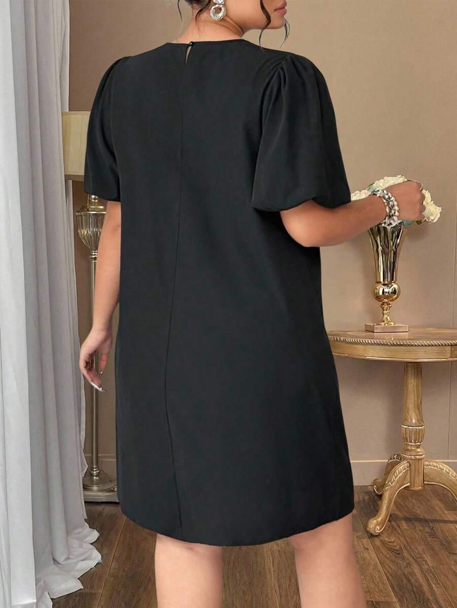 czarna mini sukienka