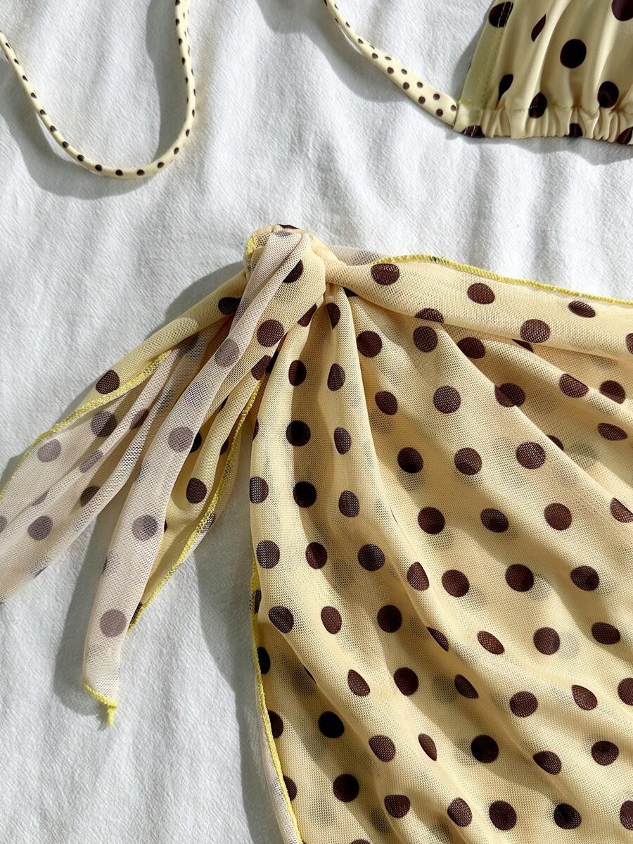 TRZYCZĘŚCIOWY KOMPLET BIKINI  PRINT