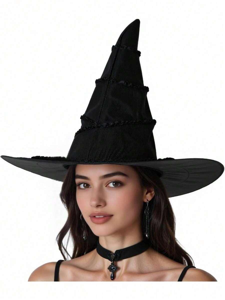 czarny kapelusz przebranie halloween