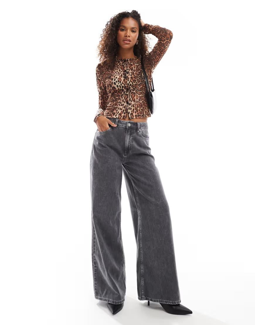 bluzka guziki animal print