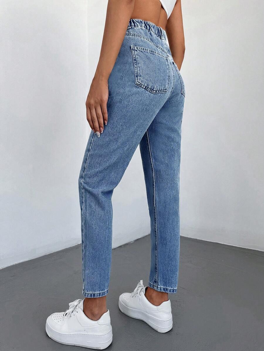 SPODNIE JEANS RURKI