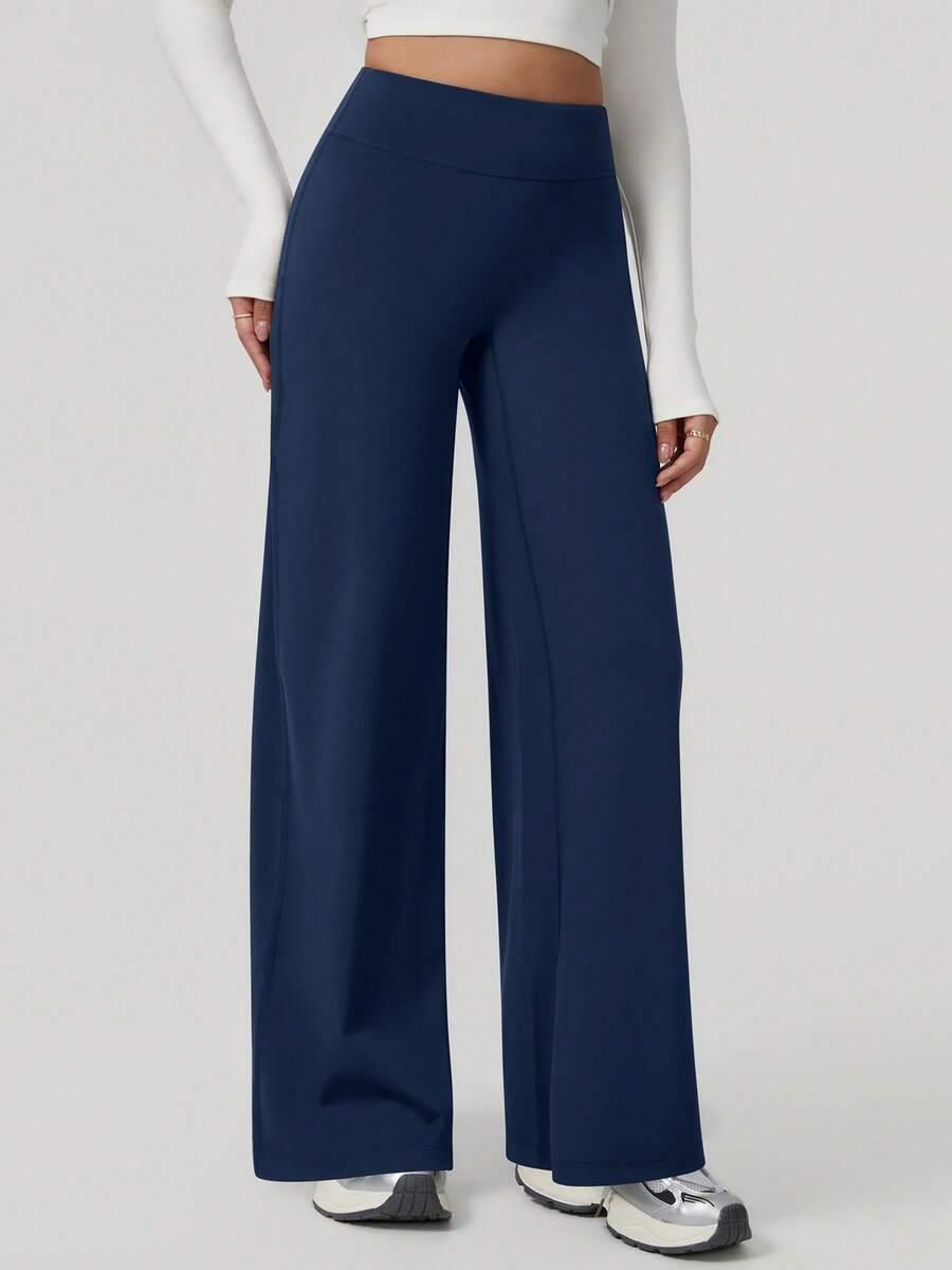 GRANATOWE LEGGINSY WYSOKI STAN