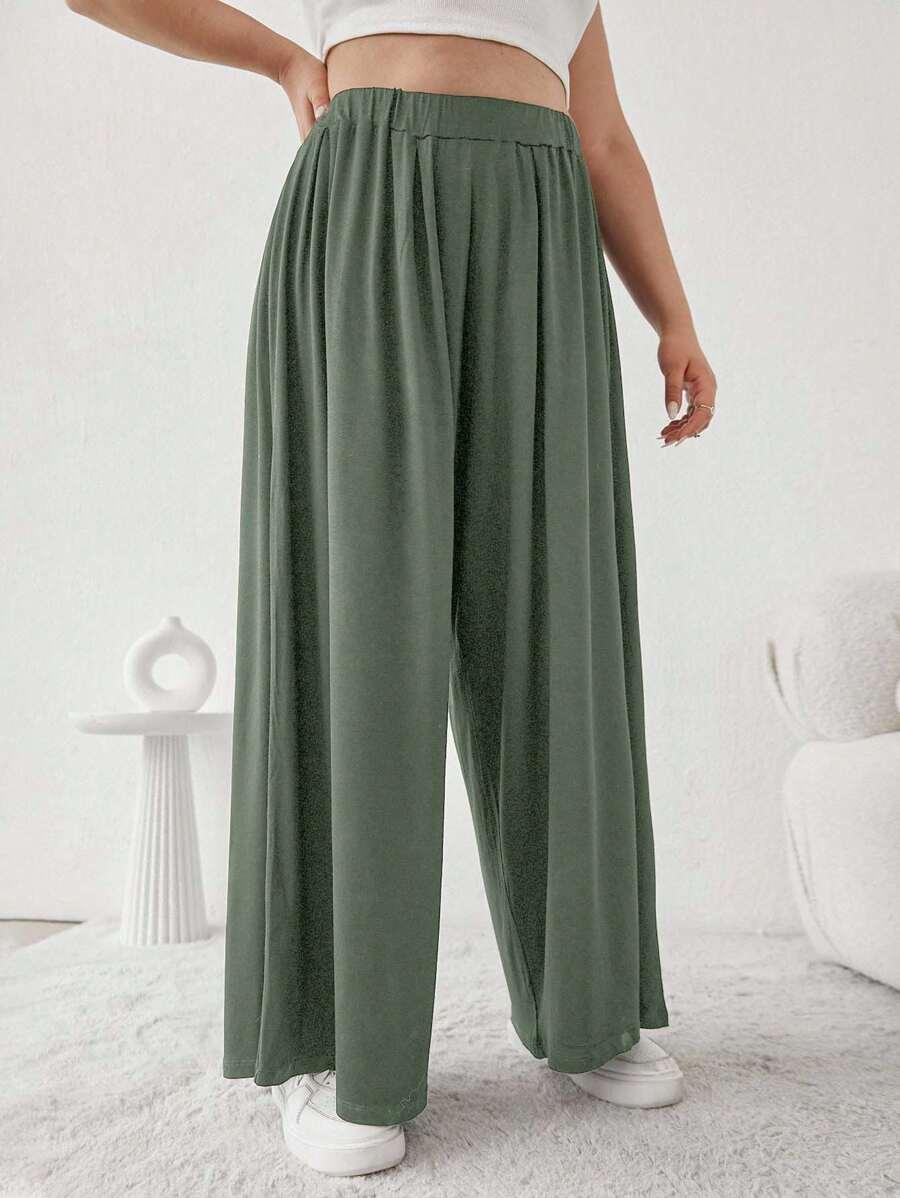ZIELONE SPODNIE CASUAL