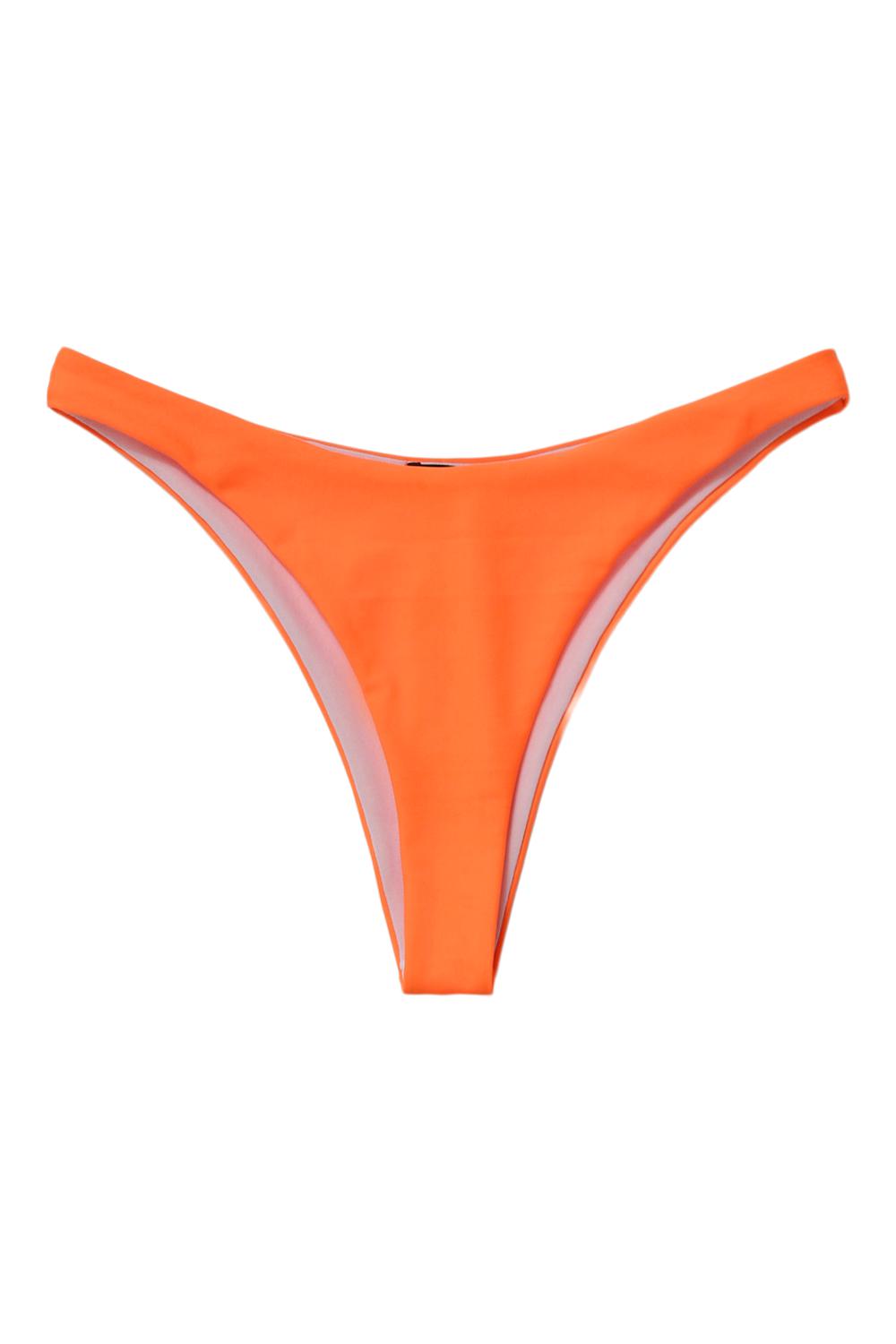 pomarańczowy DÓŁ OD BIKINI neon