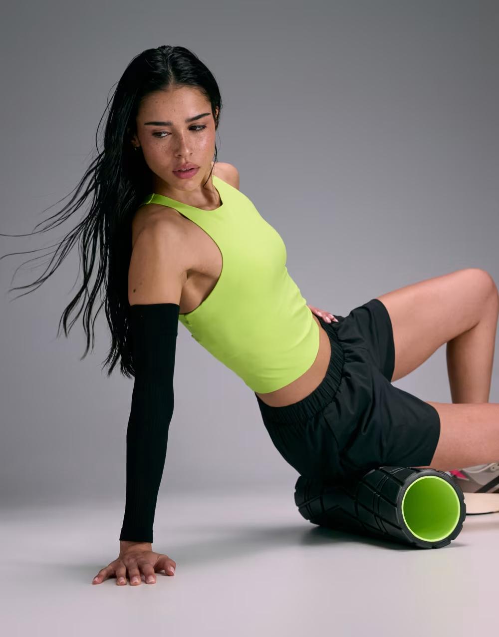 zielony sportowy top