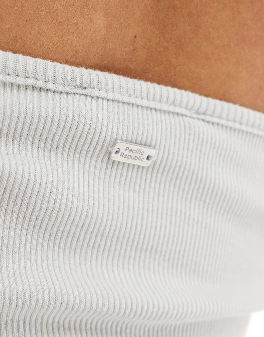 SZARY BAWEŁNIANY TOP 