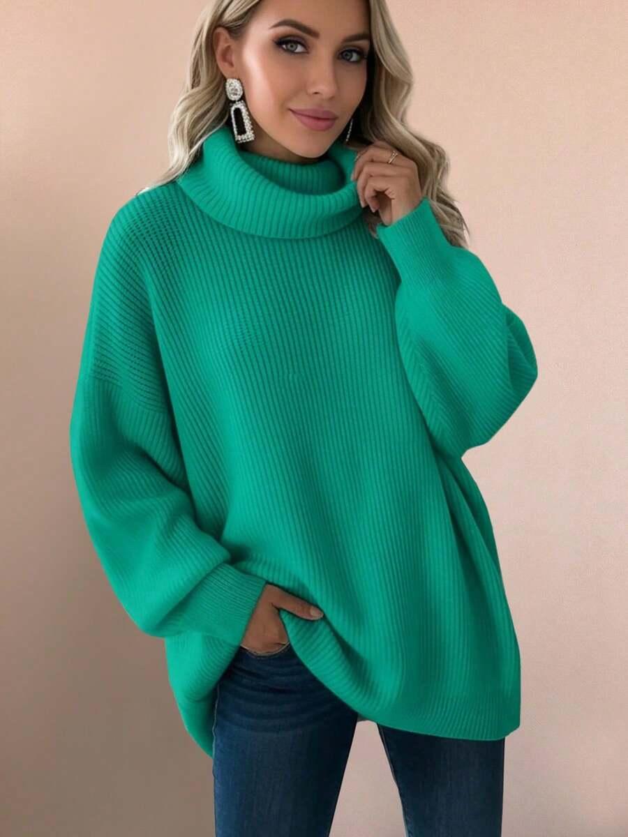 TURKUSOWY SWETER GOLF