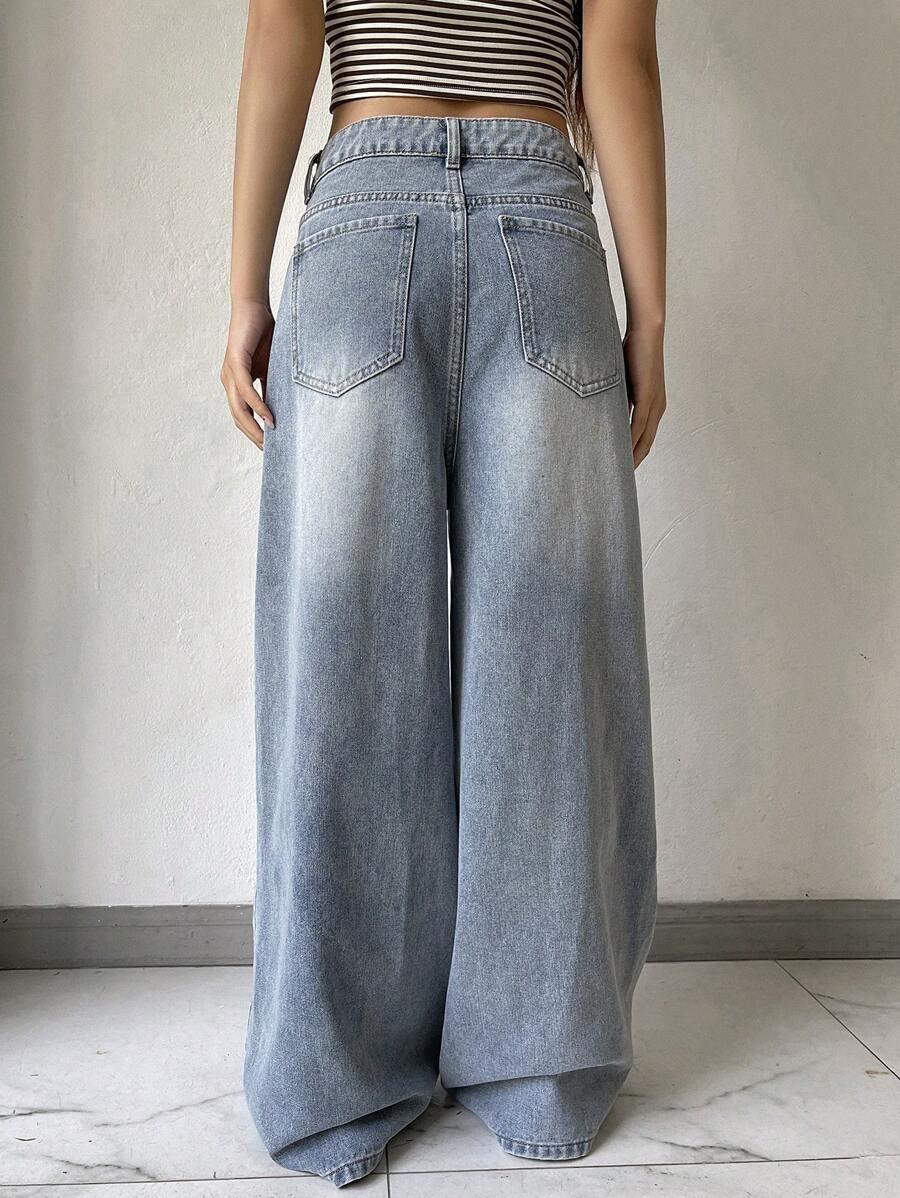 NIEBIESKIE SPODNIE JEANS
