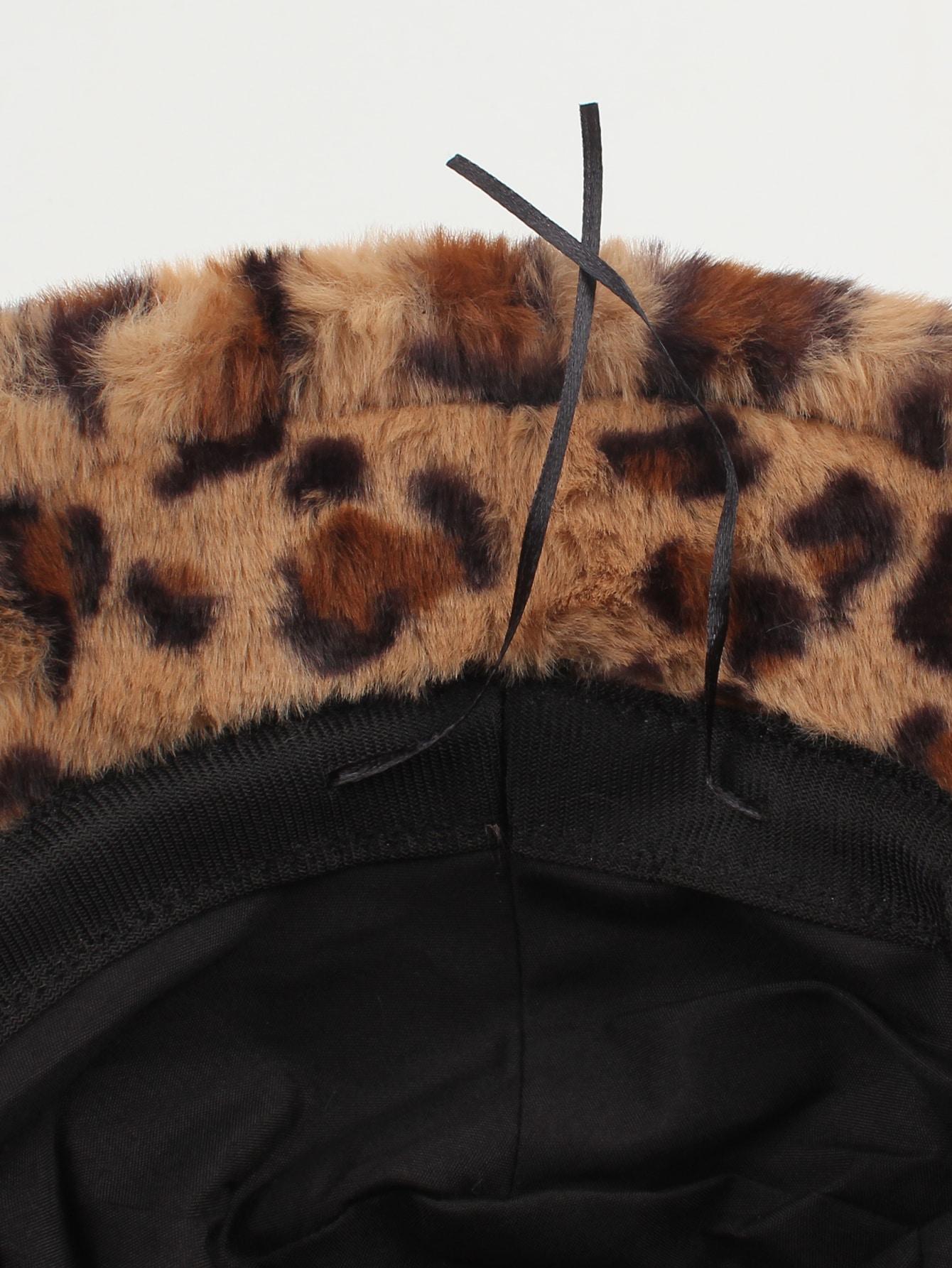 czapka animal print