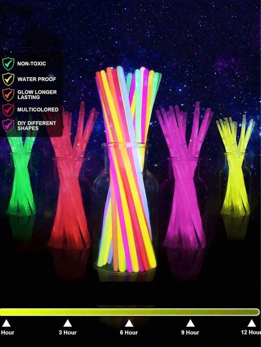 bransoletki pałeczki fluorescencyjne 10-pack