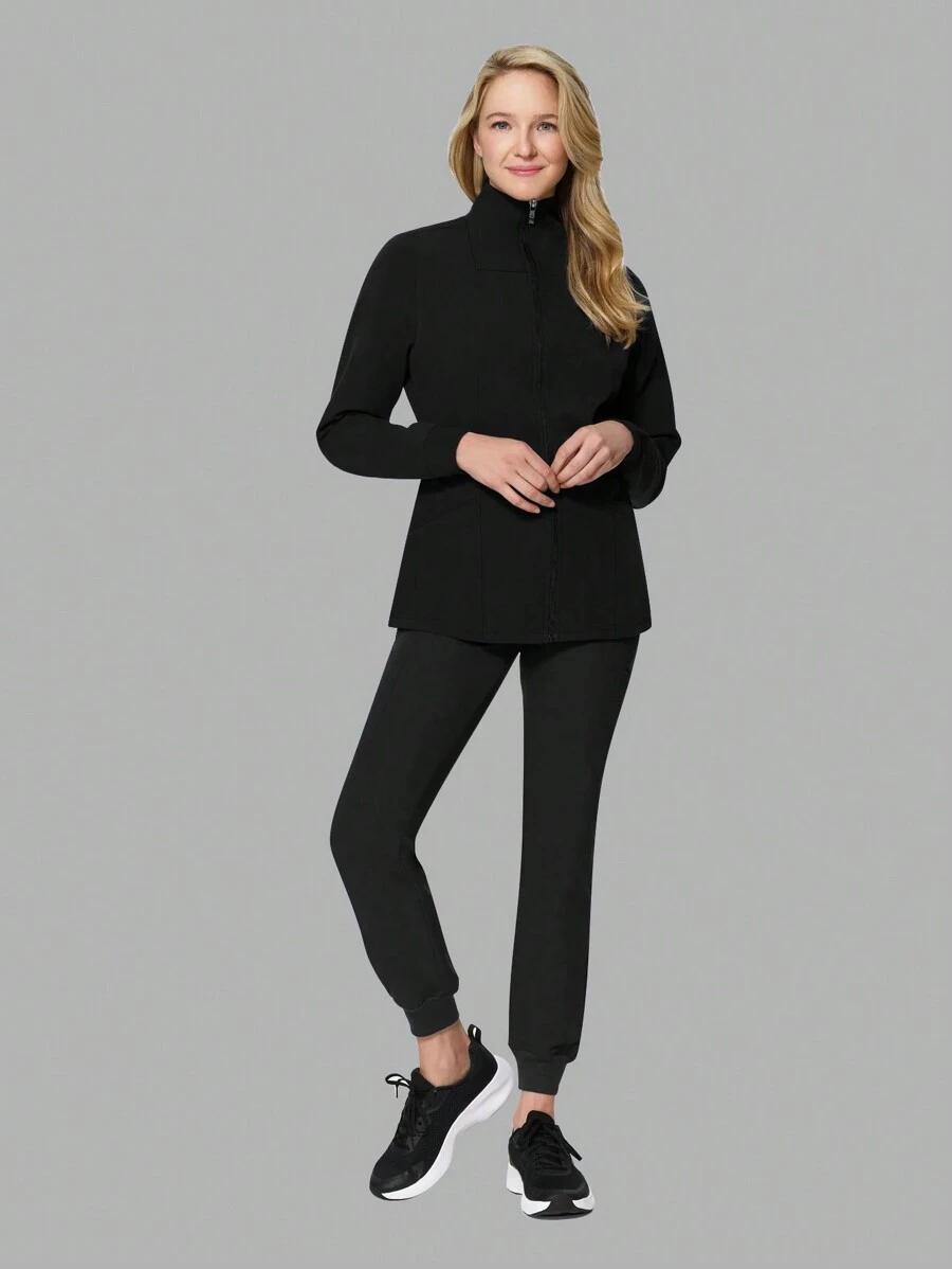 CZARNA BLUZA ZAMEK STÓJKA