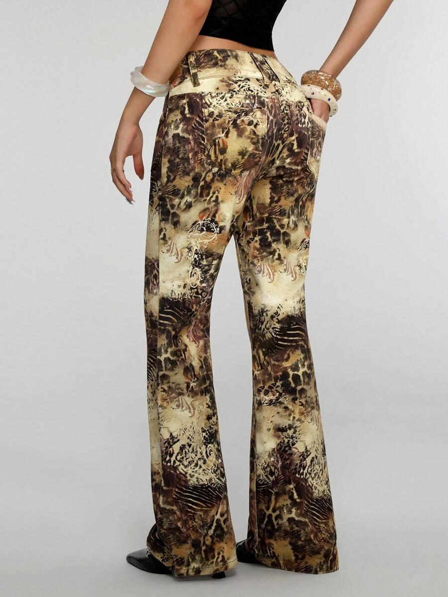 SPODNIE JEANS DZWONY