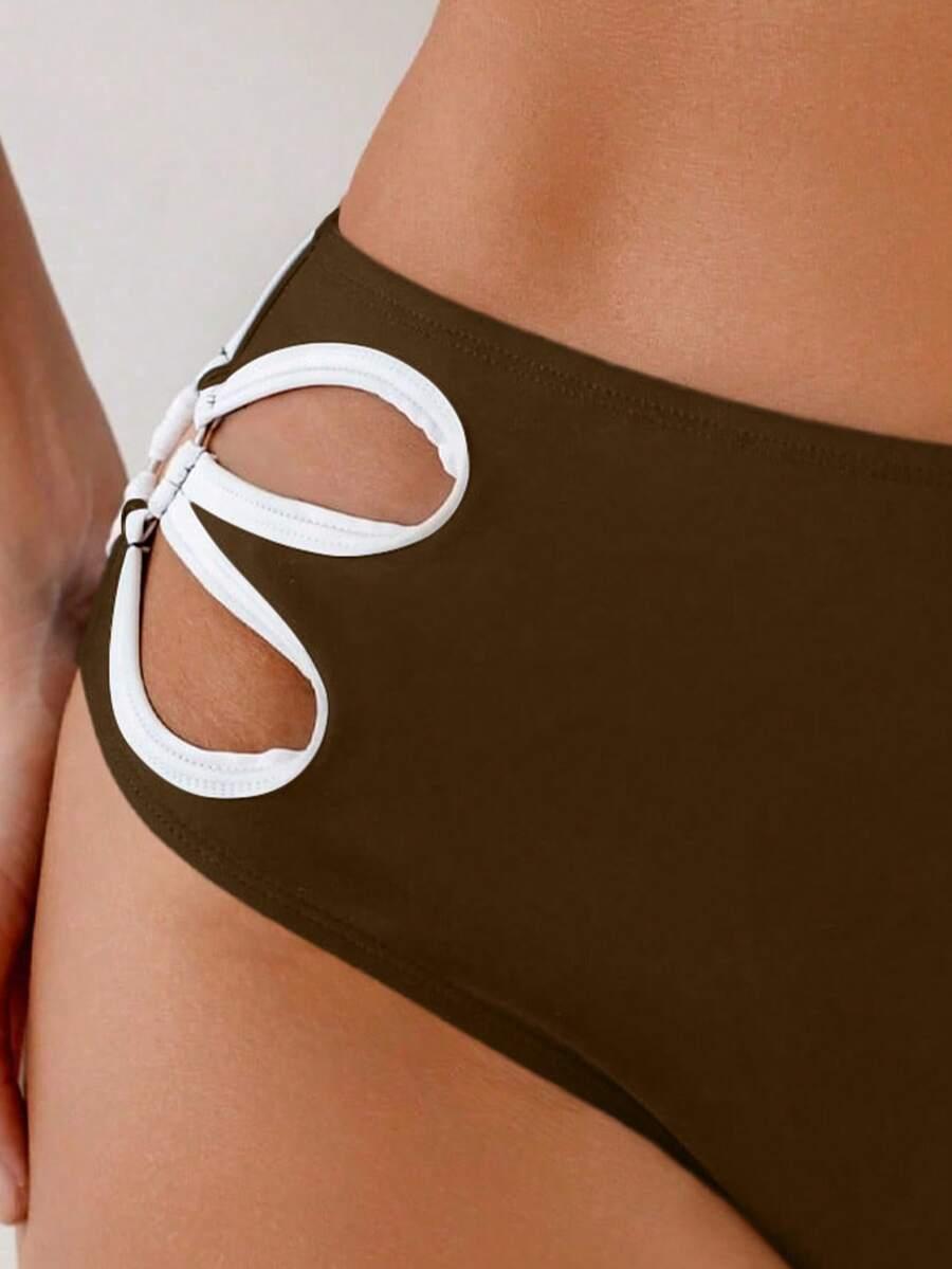 BRĄZOWY DÓŁ OD BIKINI