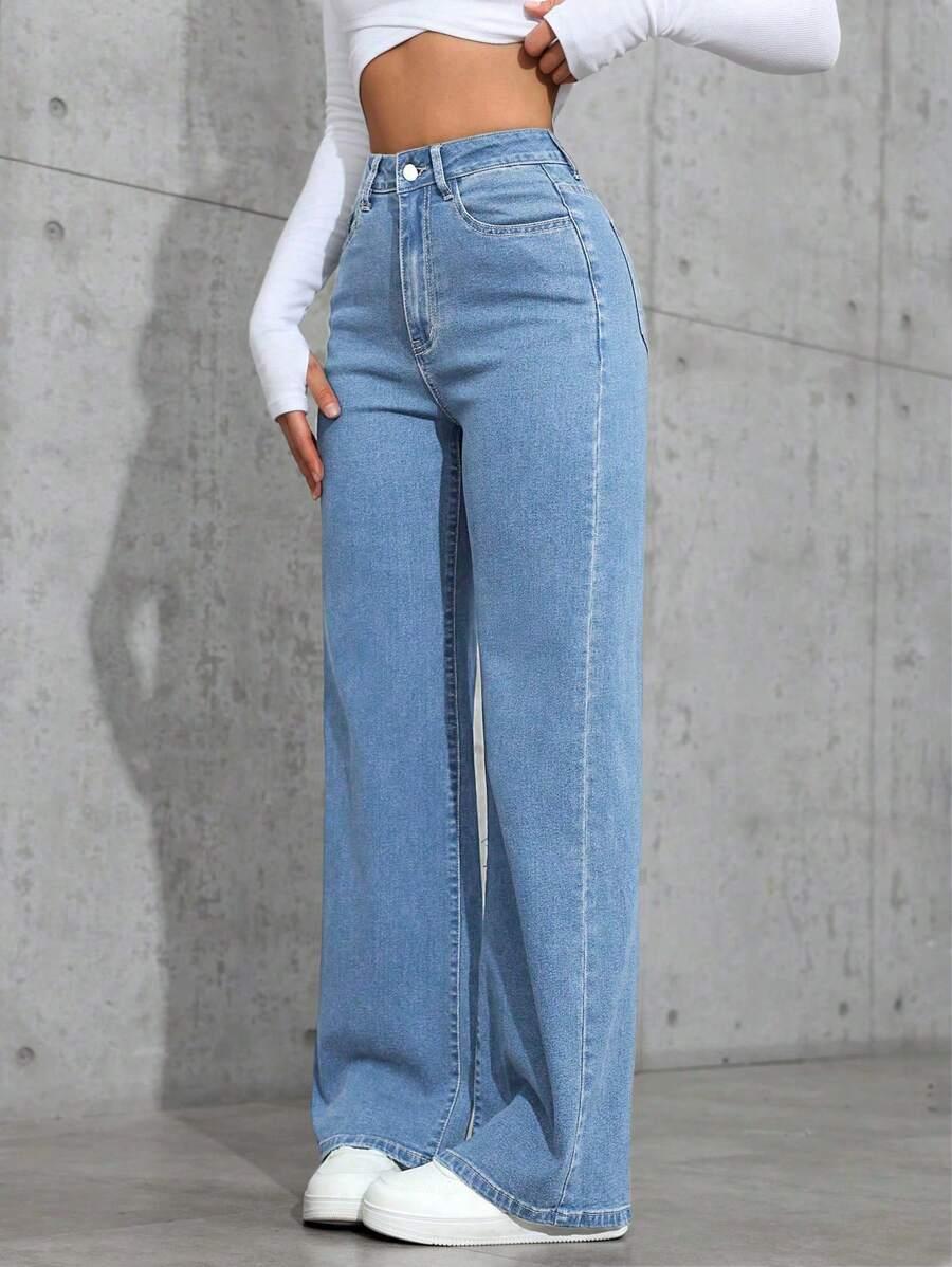 NIEBIESKIE SPODNIE JEANS
