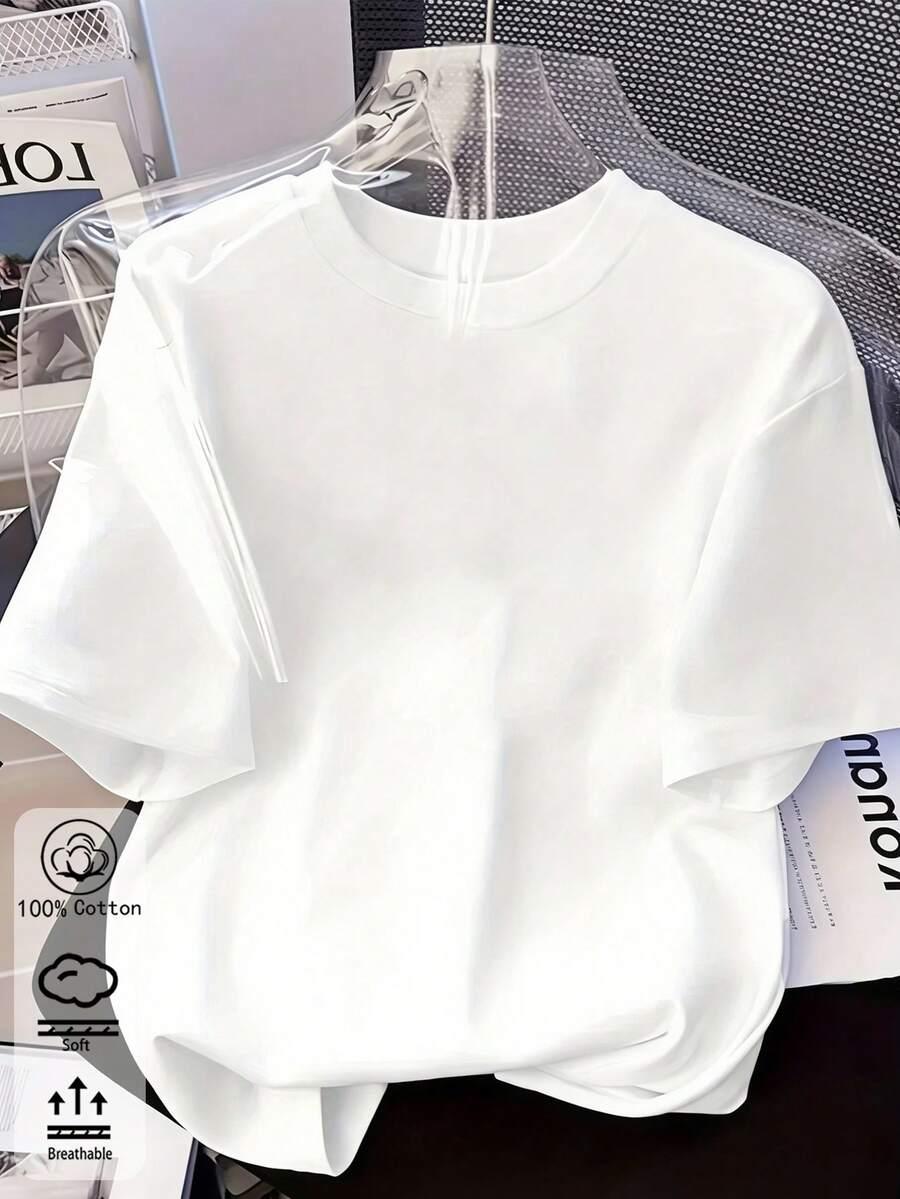 biały t-shirt nadruk