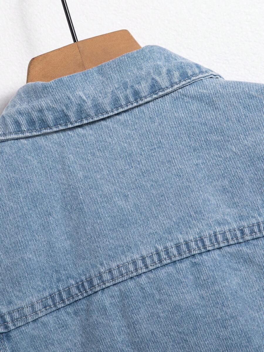 NIEBIESKA KURTKA JEANS 
