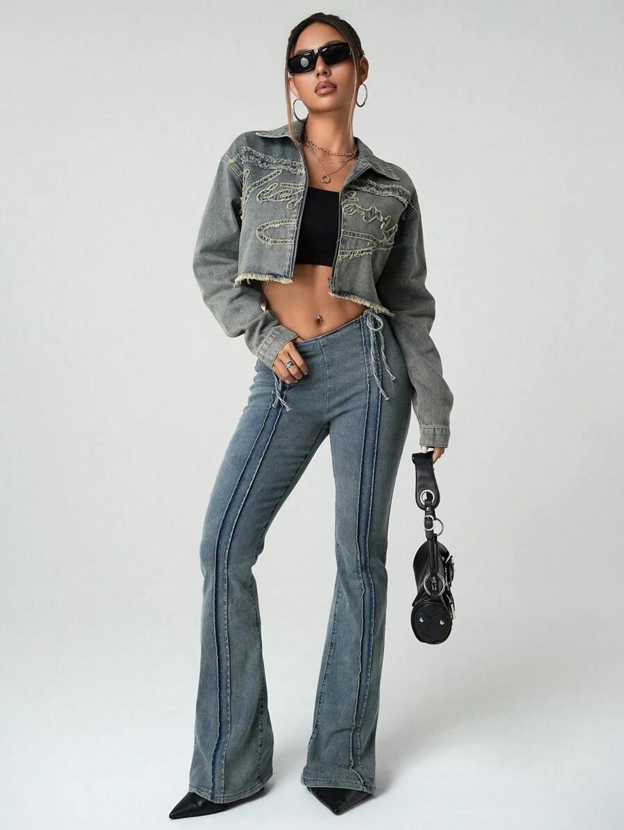 KURTKA JEANS ZAMEK