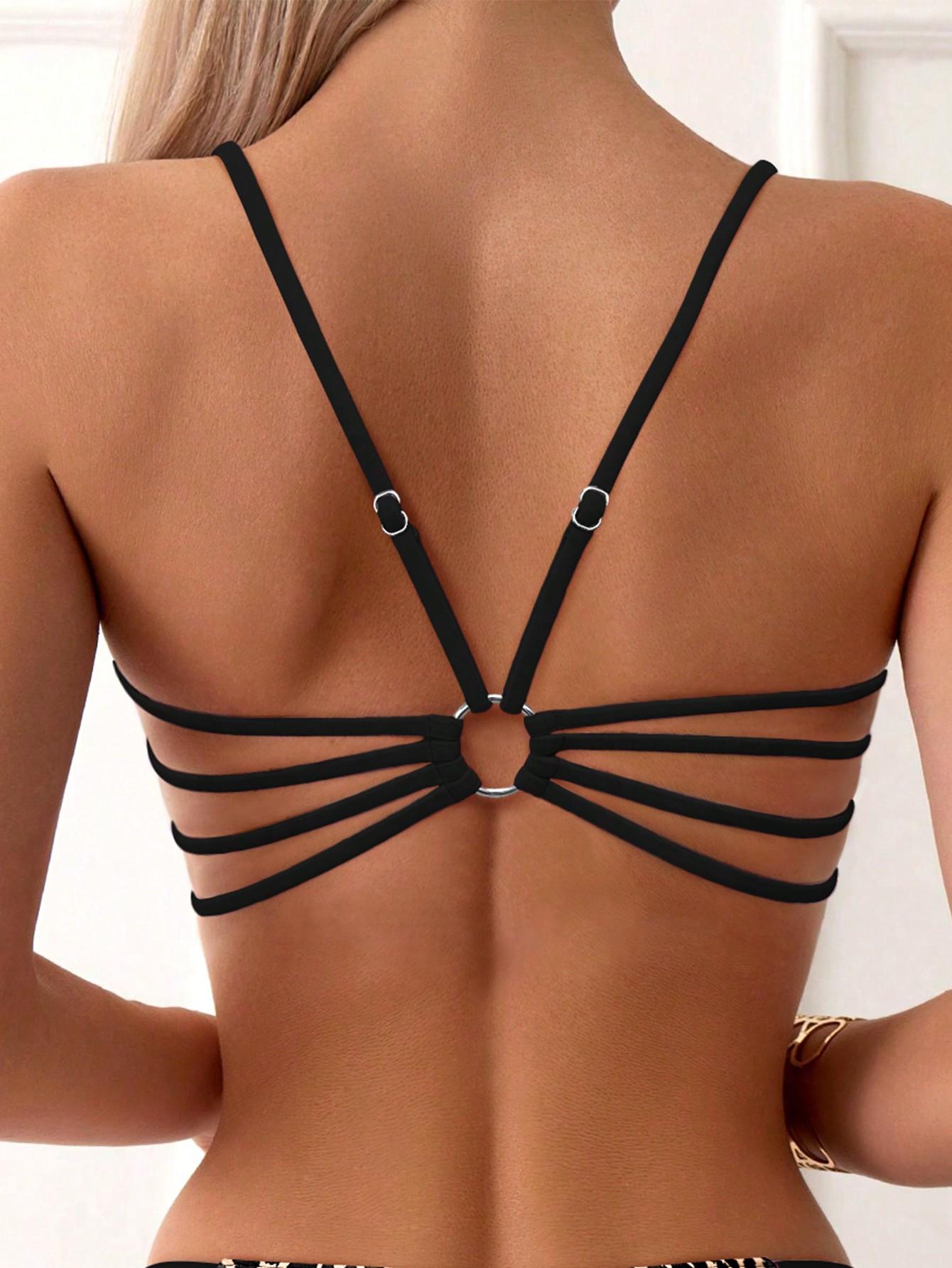 BIKINI Z NADRUKIEM W PANTERKĘ O