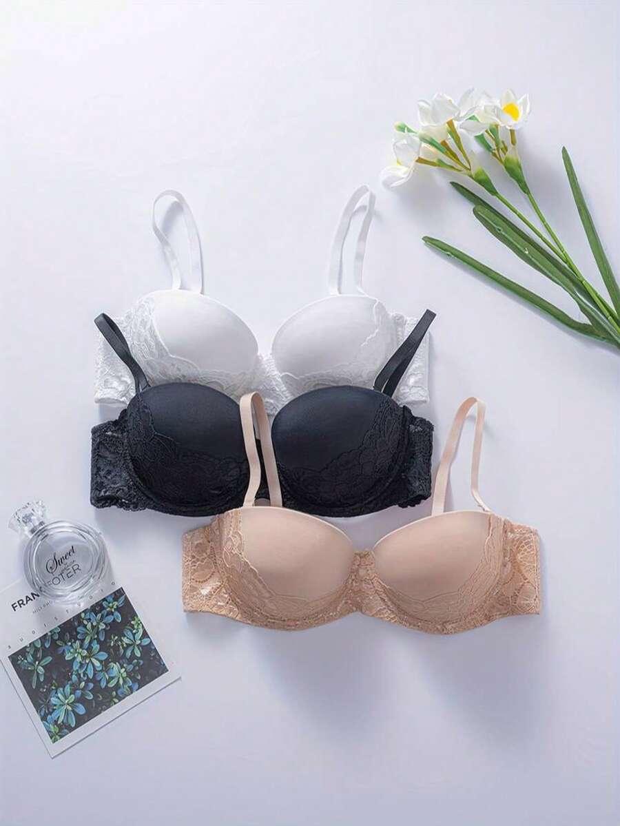 BIUSTONOSZ KORONKA 3-PACK