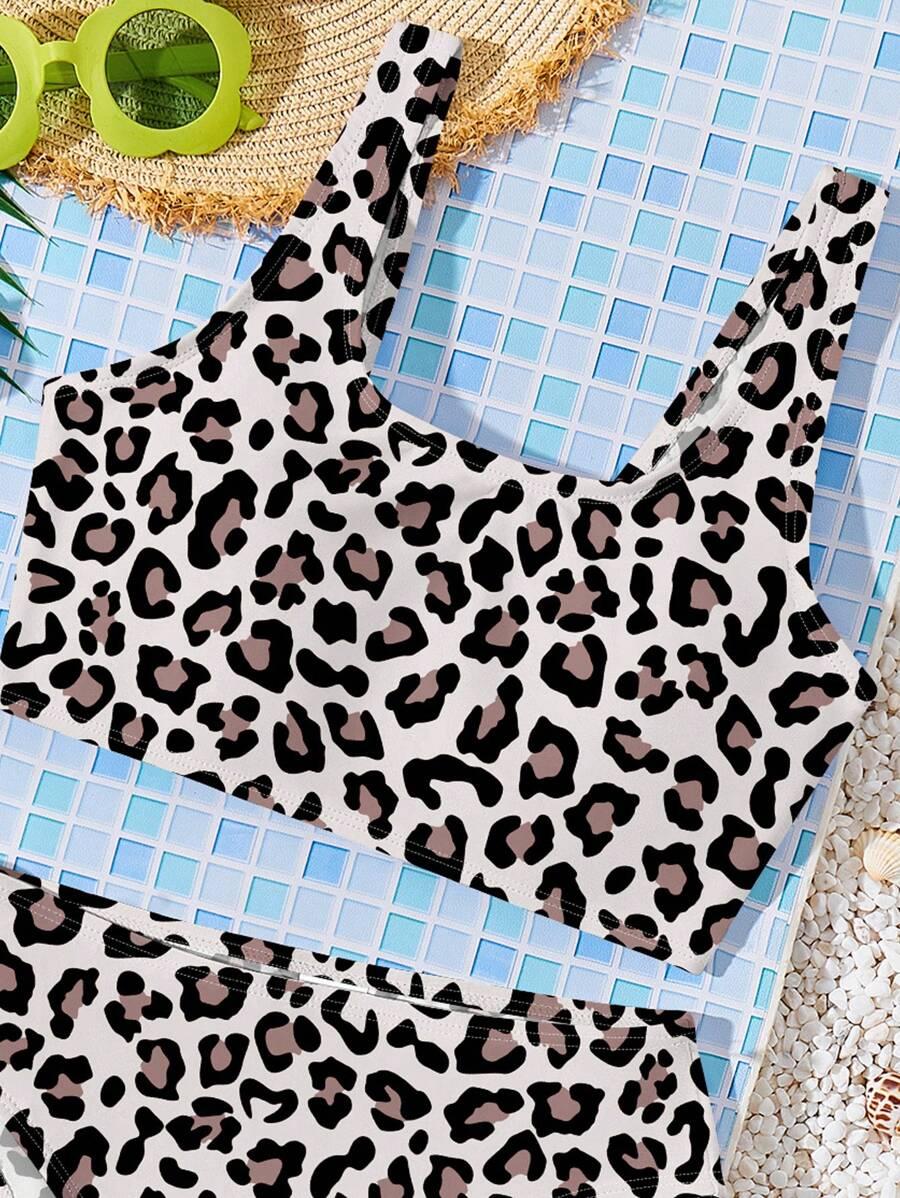 DWUCZĘŚCIOWE BIKINI DZIECZĘCE W ZWIERZĘCY WZÓR