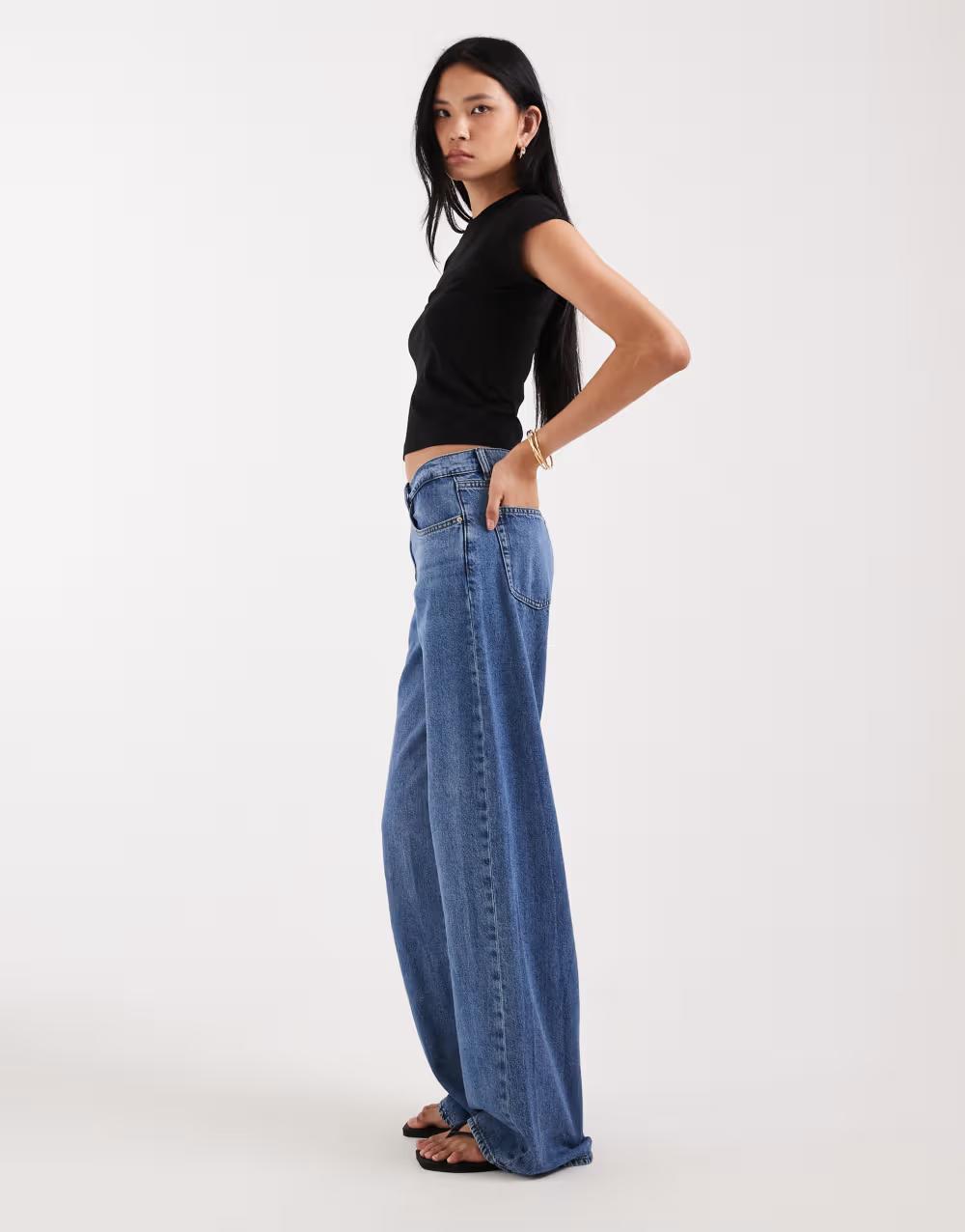 NIEBIESKIE SPODNIE JEANS