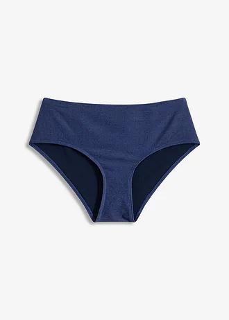 niebieski dół od bikini