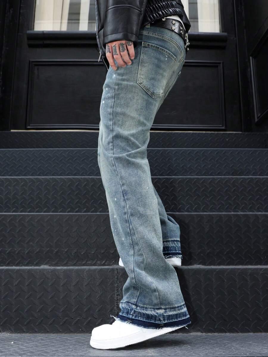 NIEBIESKIE SPODNIE JEANS