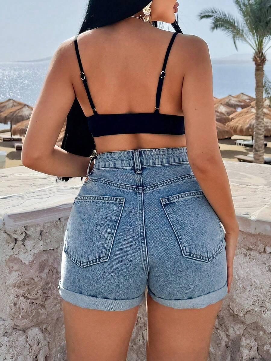 spodenki jeans kieszenie