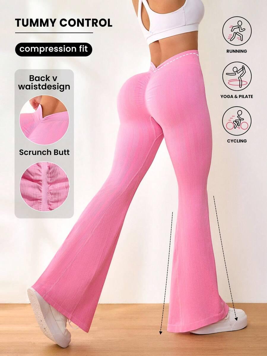 LEGGINSY DAMSKIE RÓŻOWE