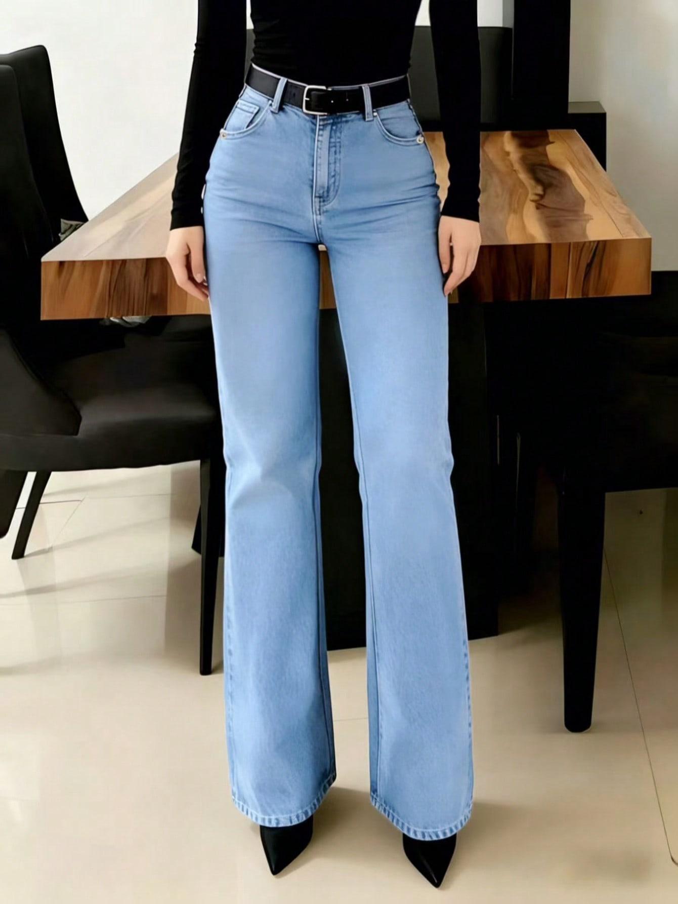 NIEBIESKIE SPODNIE JEANS
