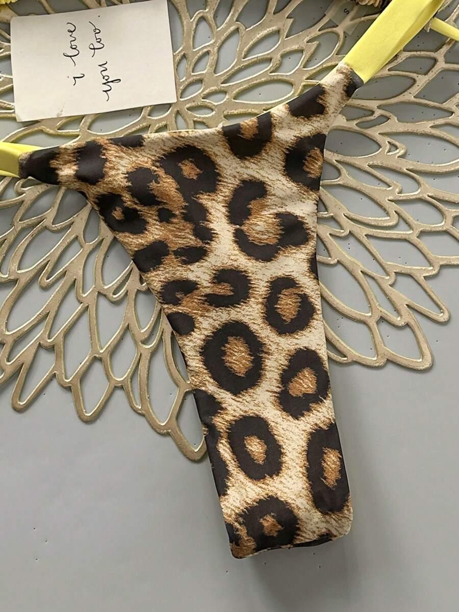 DWUCZĘŚCIOWY STRÓJ KĄPIELOWY ANIMAL PRINT