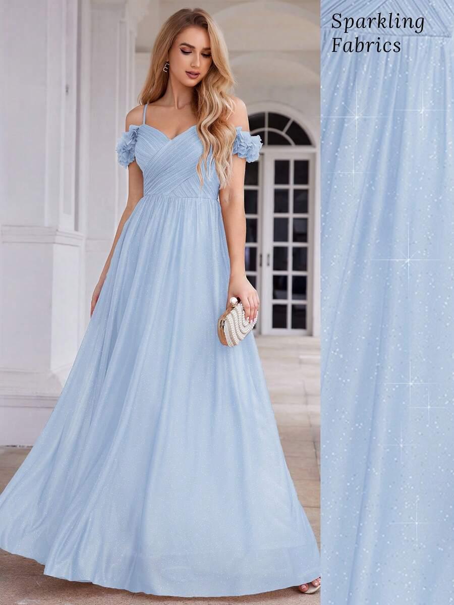NIEBIESKA MAXI SUKIENKA