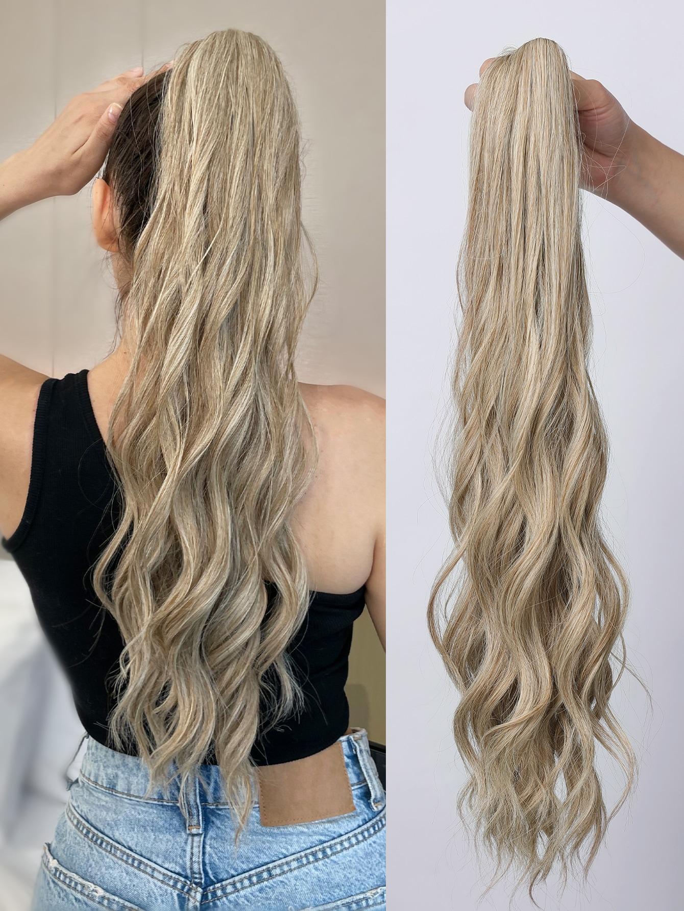 blond kucyk klamra