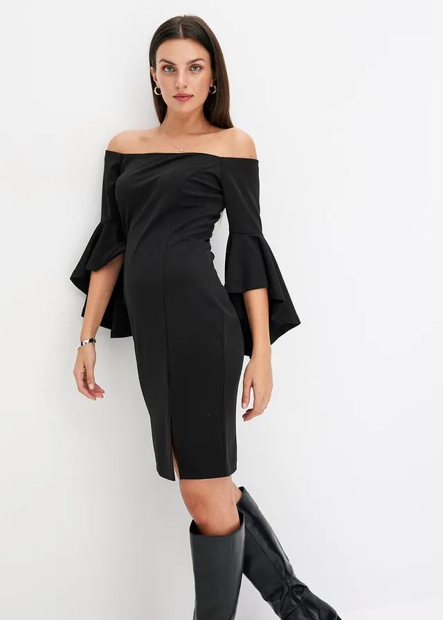 czarna mini sukienka