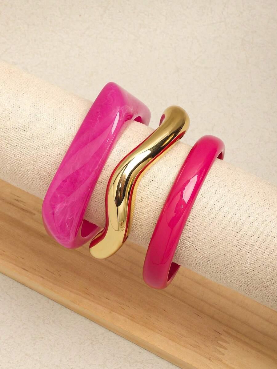 szerokie bransoletki 3-pack