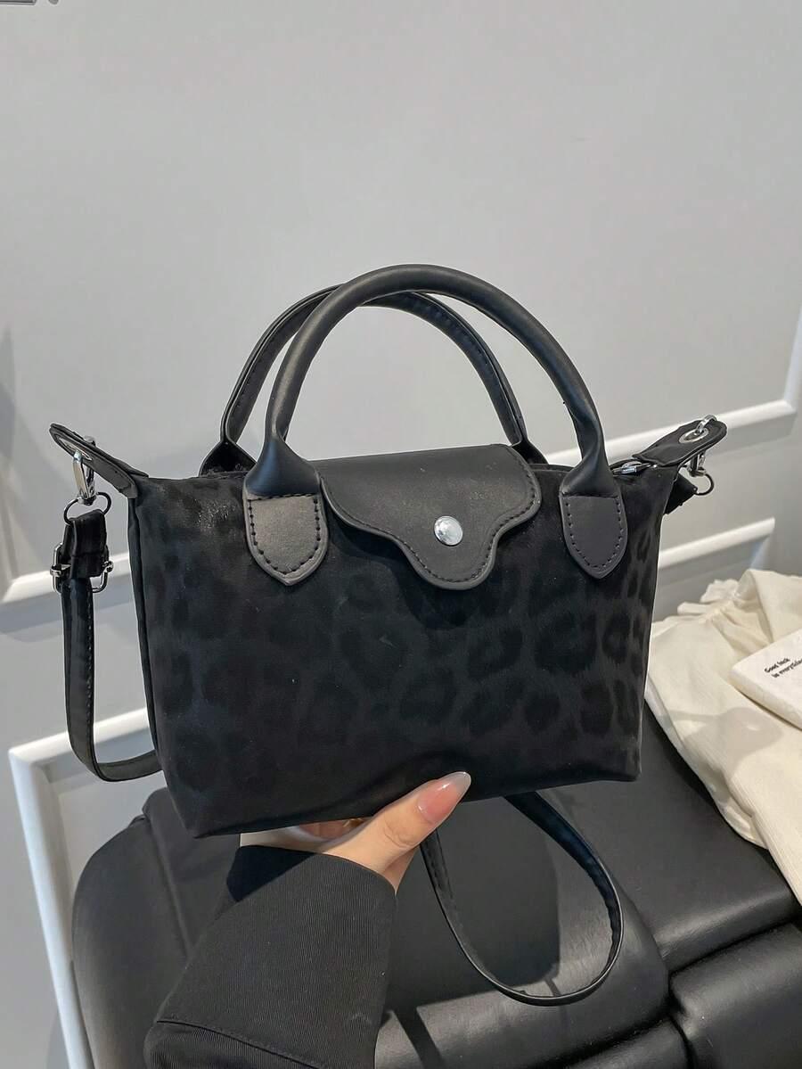 CZARNA TOREBKA ANIMAL PRINT