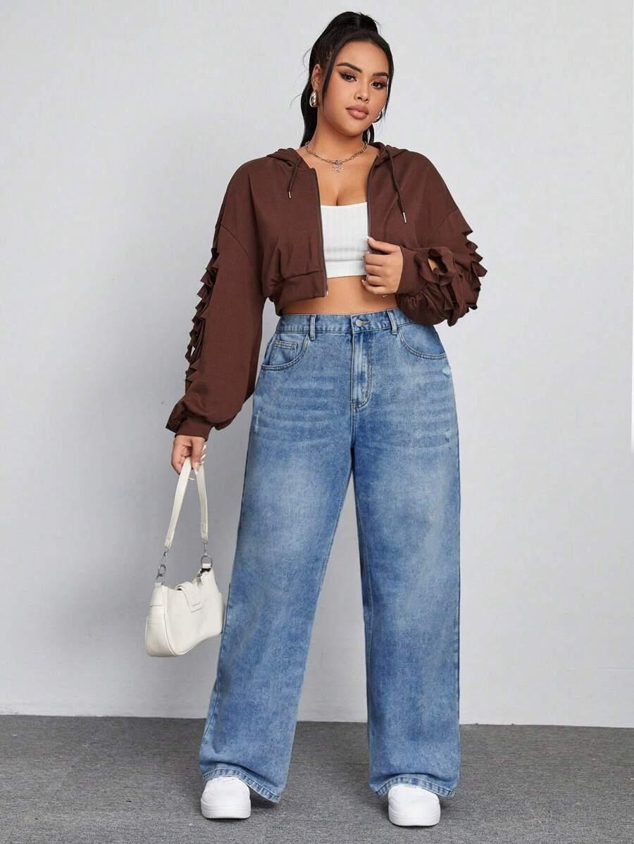 NIEBIESKIE SPODNIE JEANS