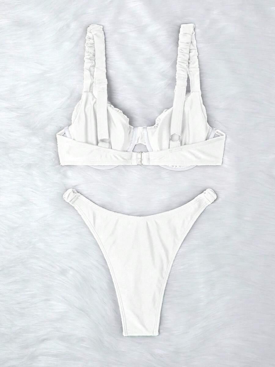 góra od bikini marszczenia