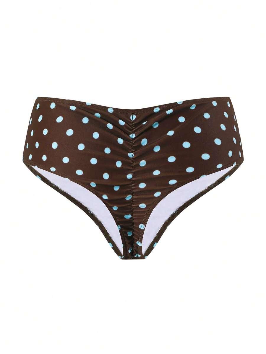 dół od bikini groszki