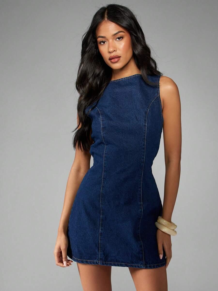 MINI SUKIENKA JEANS