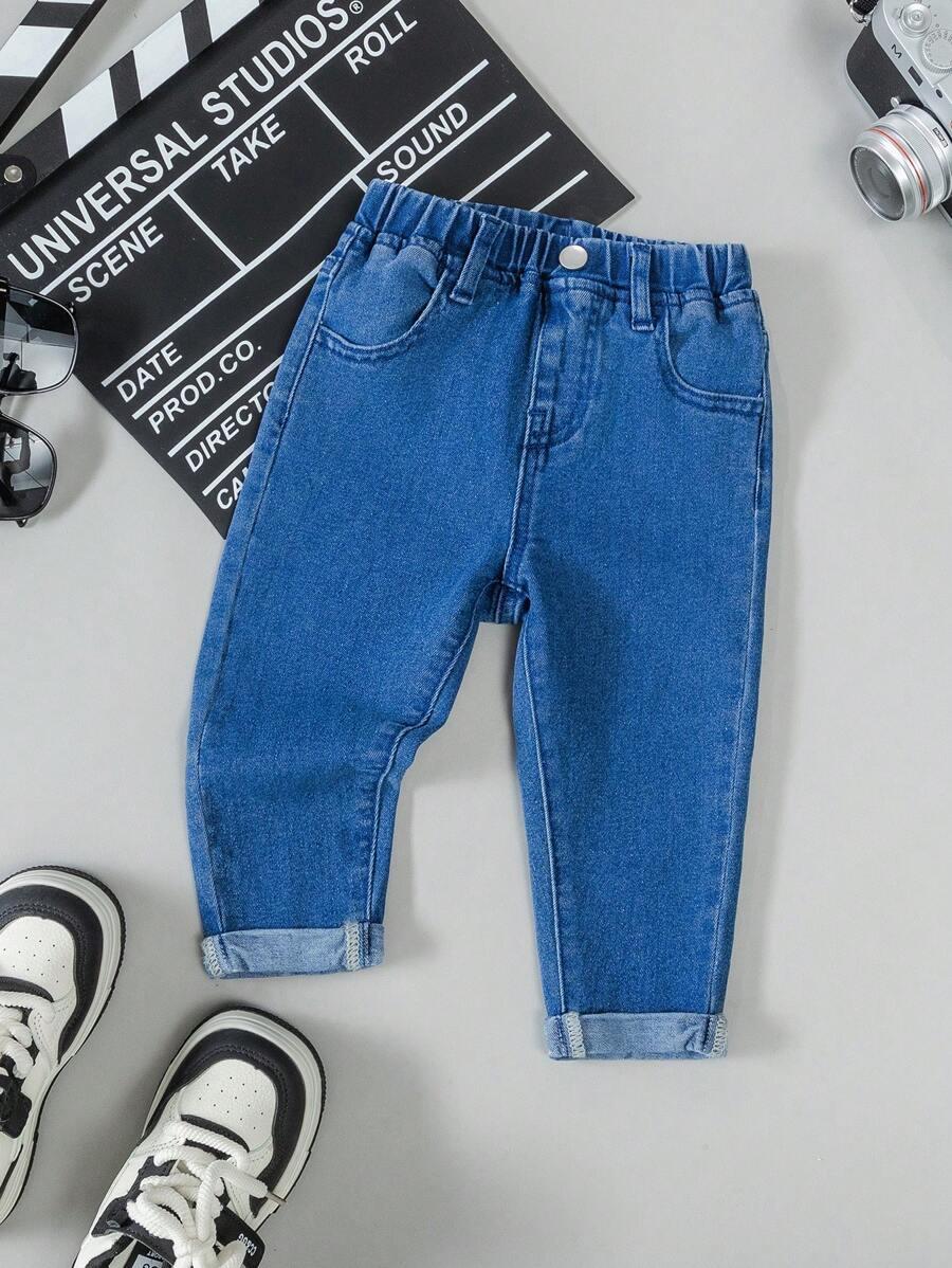 SPODNIE JEANS PROSTA NOGAWKA