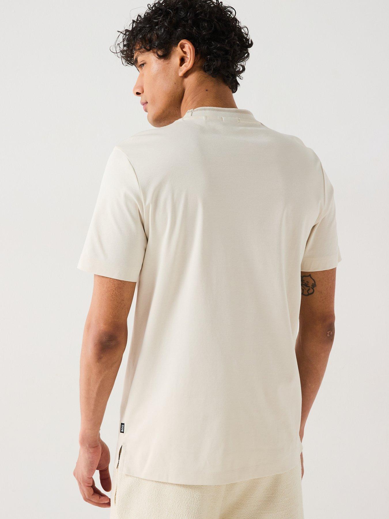 BOSS T-SHIRT MĘSKI BAWEŁNIANY DEKOLT OKRĄGŁY 50531793