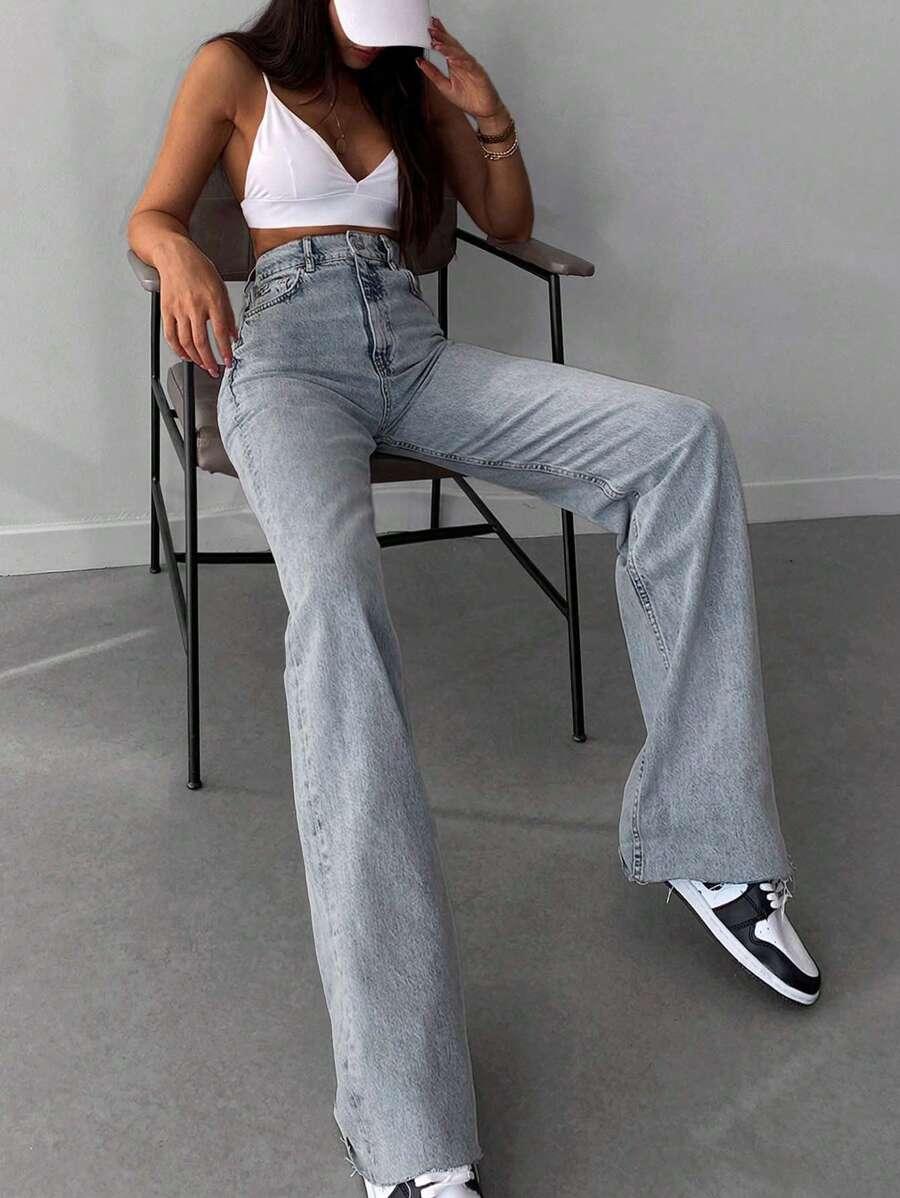 NIEBIESKIE SPODNIE JEANS
