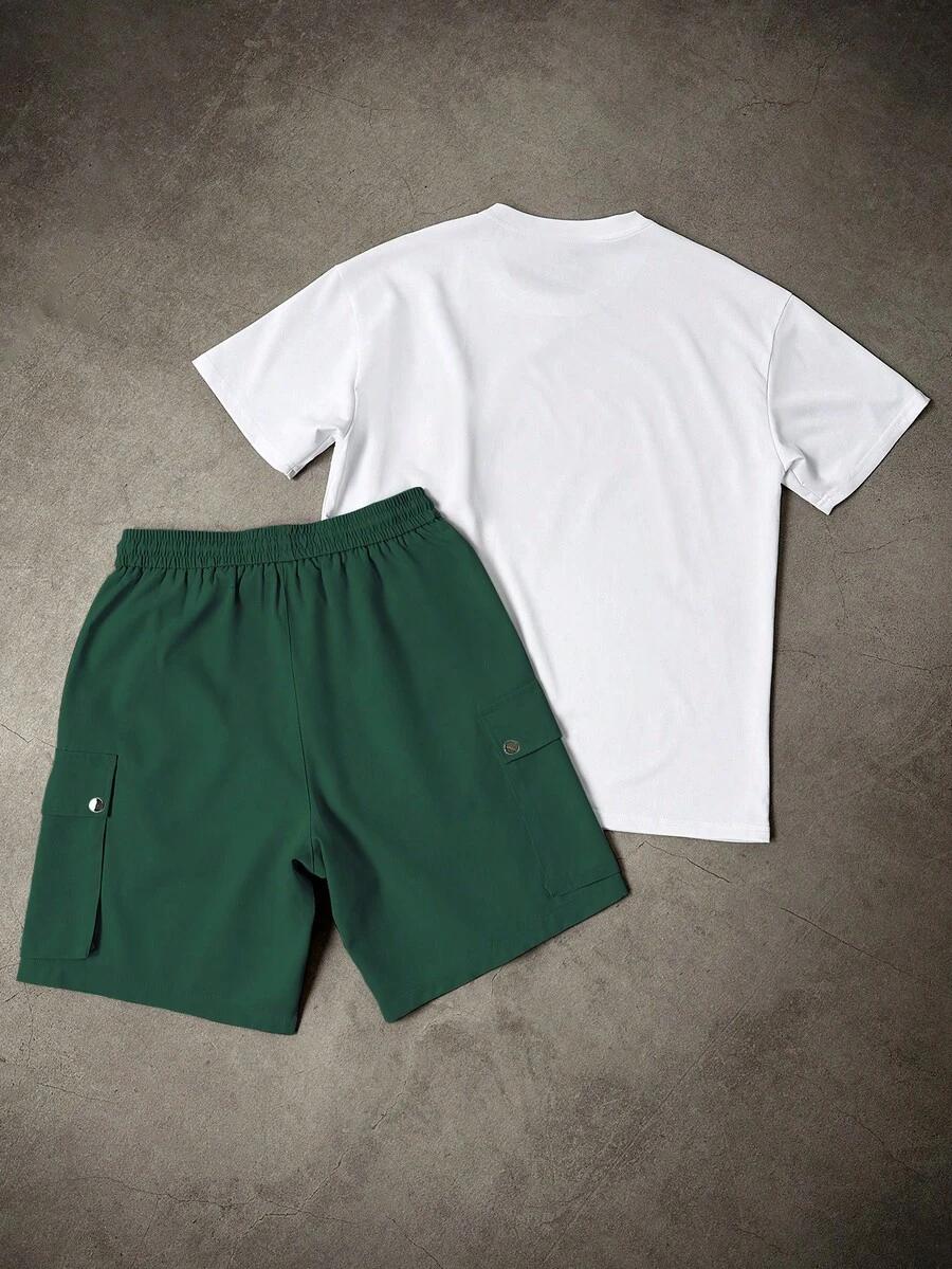 ZIELONE SPODENKI CASUAL