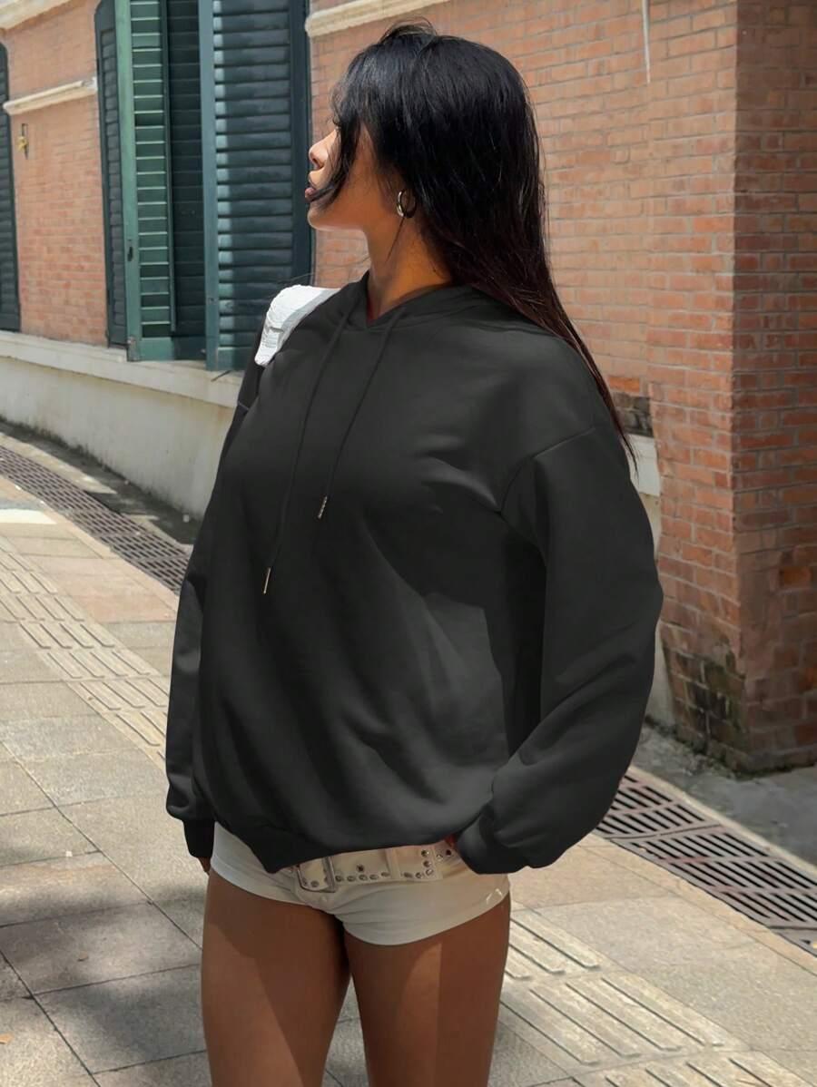 bluza z kapturem nadruk