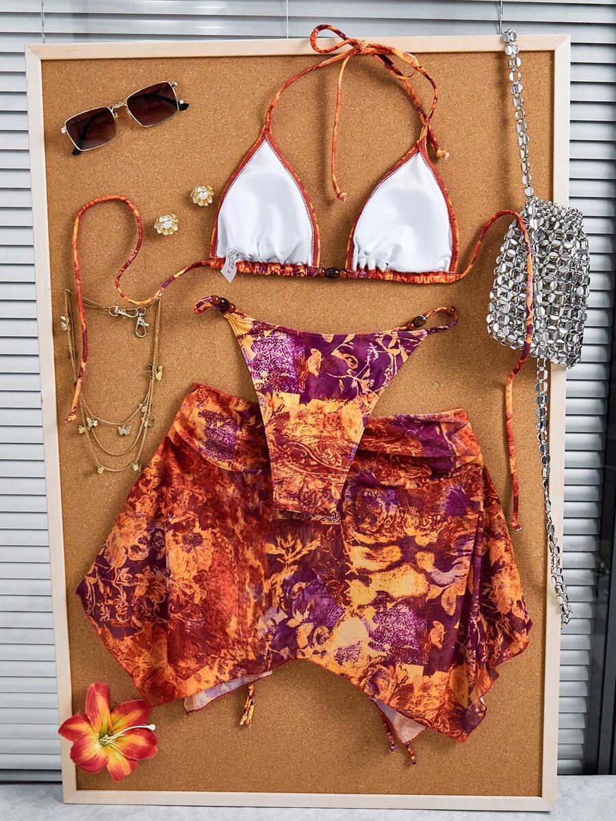 góra od bikini nadruk