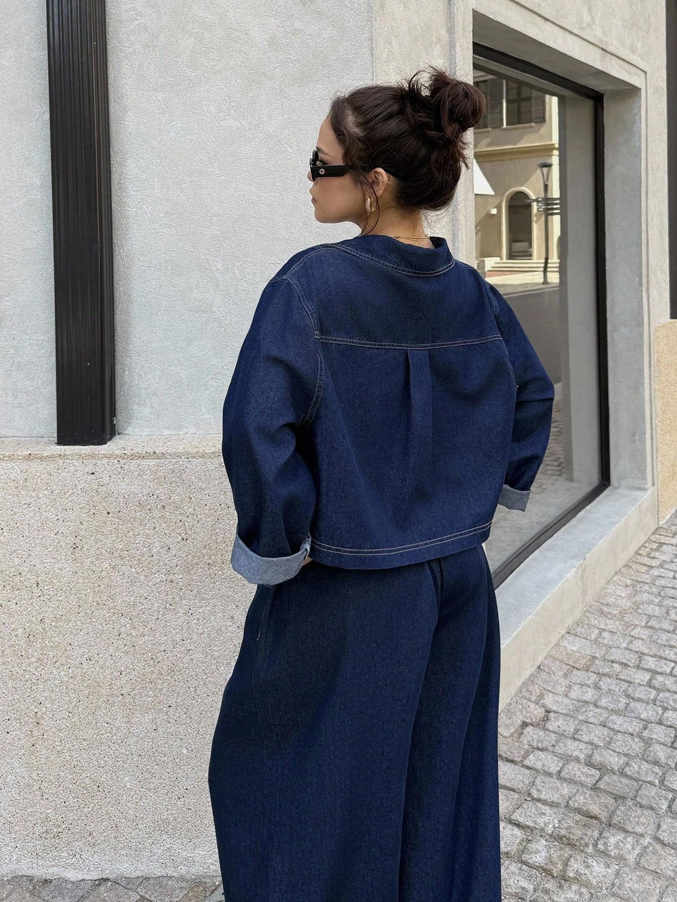 komplet bluza spodnie jeans