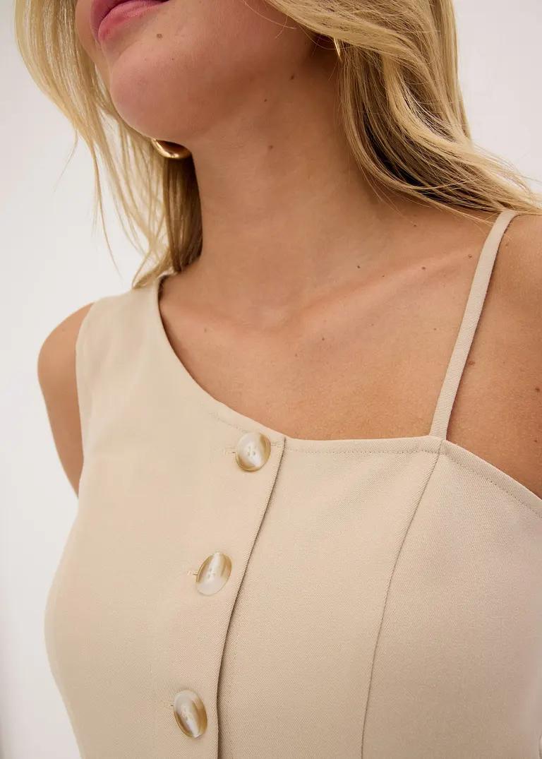 ELEGANCKI TOP Z GUZIKAMI