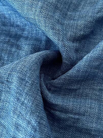 niebieska sukienka jeans